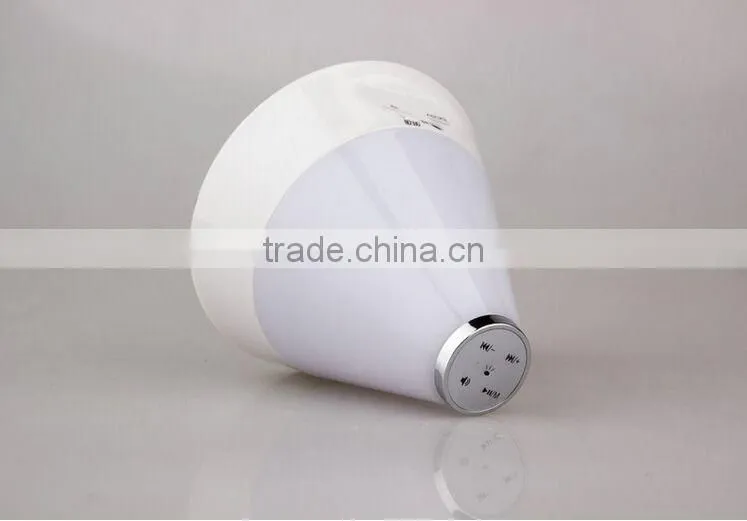 2015 LED Colorful LED Light Bluetooth Speaker 360 Degree Super Bass 3D Sound BT Speaker With FM Radio