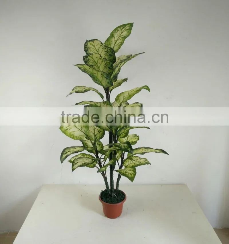 artificial rohdea fake dieffenbachia artificial decorative evergreen