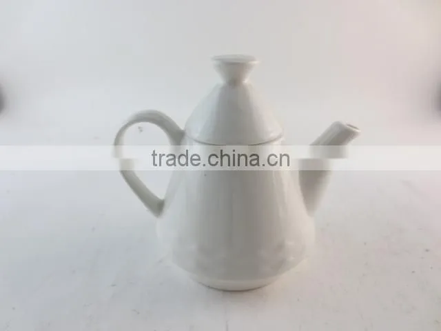 white porcelain small capacity cone shape teapot cheap price