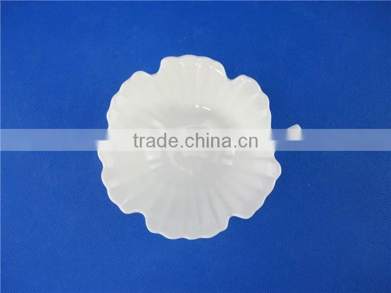 stock small white ceramic pudding bowl