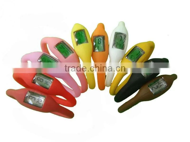 Silicone snap watch