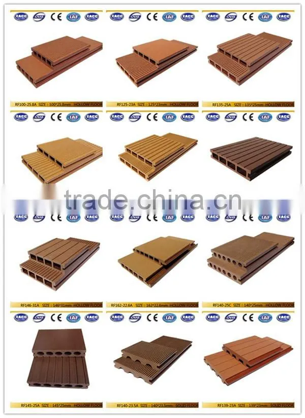 factory low price wpc decking prices/tiles/wpc stair