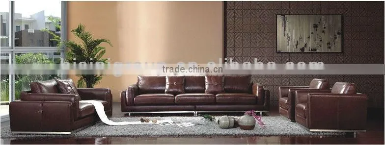 Bisini Modern Fashional Genuine Leather Living Room Sofa Set (BG90472)
