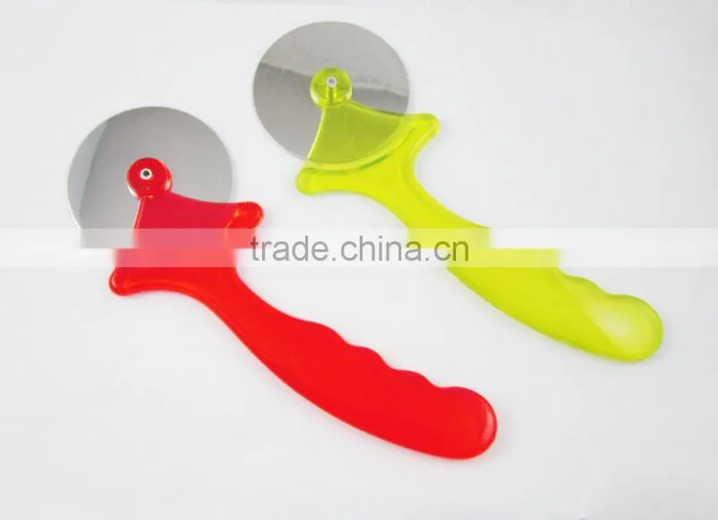 Colourful Plastic Handle Pizza Cutter Wheels