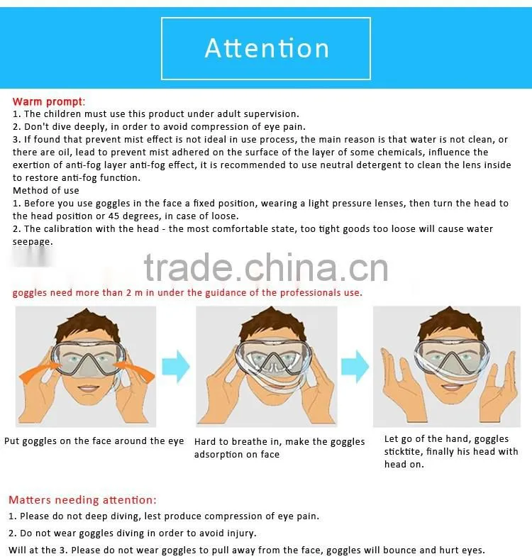 Black Low voulme, four windown diving masks, diving goggles and professional diving glasses(MK-701)
