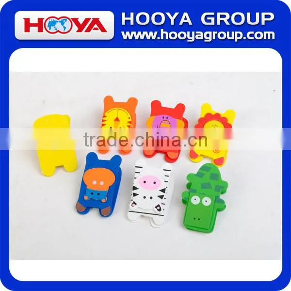 Lovely Animal-shaped Colorful Wooden Magnetic Clips