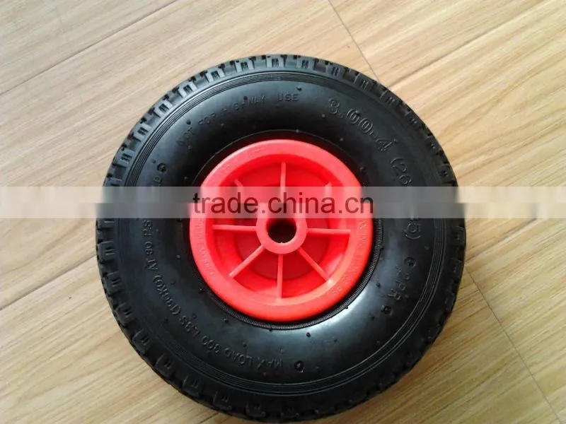 Plastic rim trolley wheel 260x85