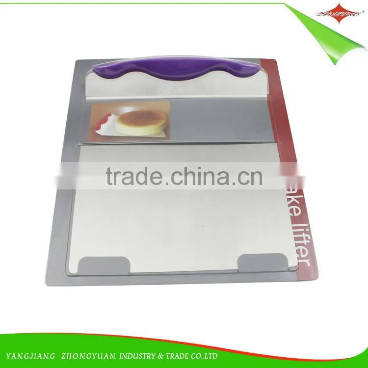 ZY-F1392 tpr handle staineless steel head cake lifter cookie spatula