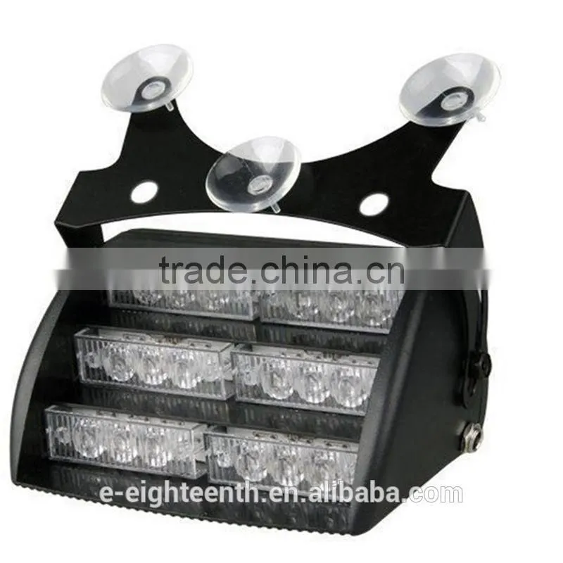 2016 new Bars 12V 18 LED Emergency Vehicle Car Windshield Strobe Light