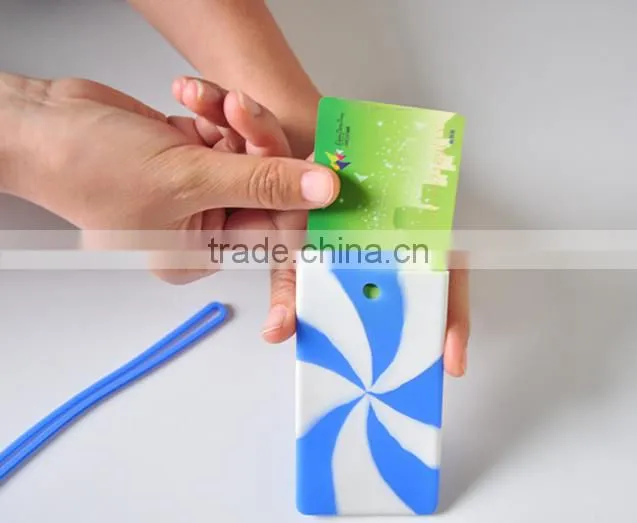 Silicon credit card holder, name card holder, ID card holder