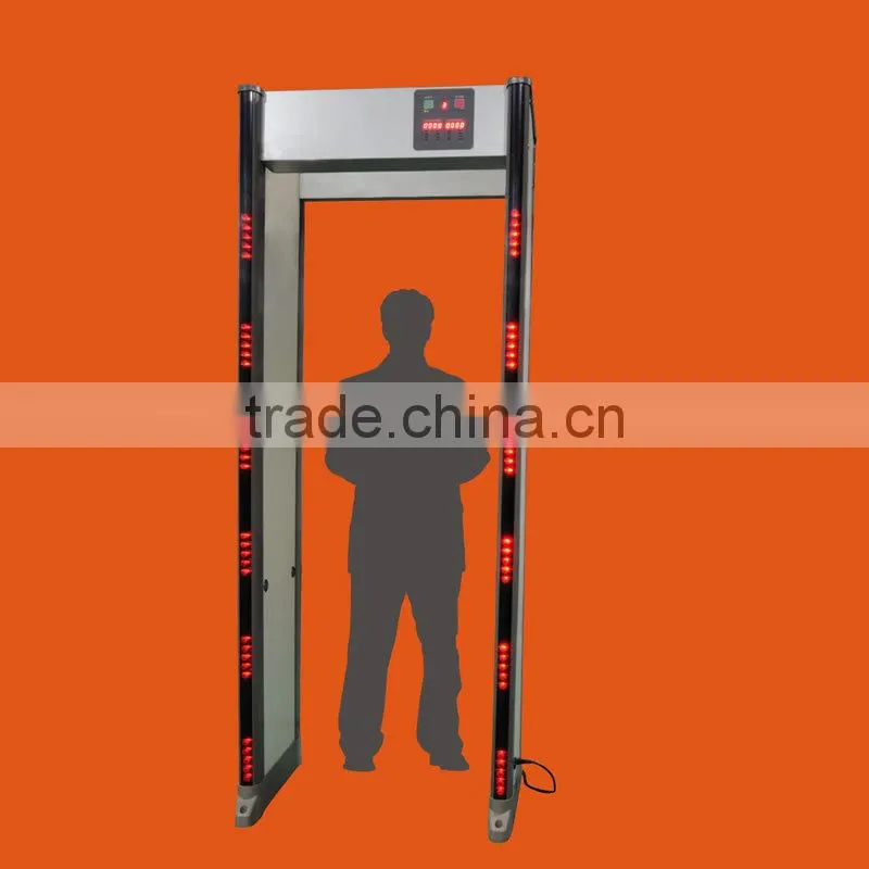 VW-Wide walk through metal detector security gate