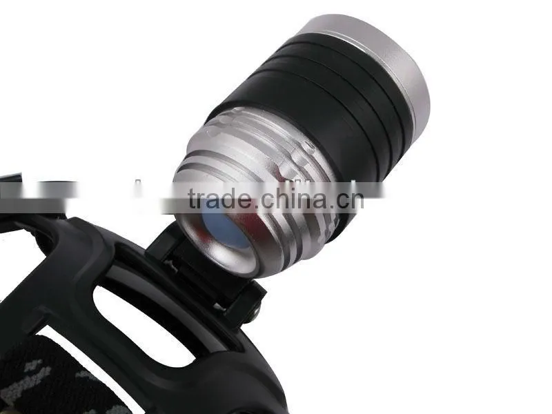 LL-6631 XML-XPE LED 3-Mode 1800LM High Powerful Rechargeable LED Headlamp