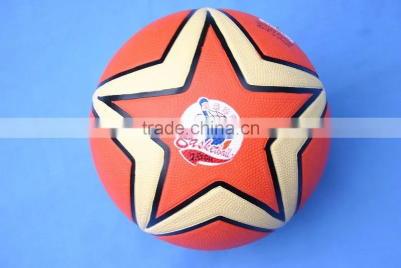 Colorful Rubber Basketball