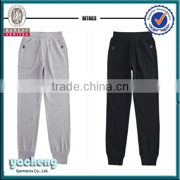 High quality custom printed pants dri fit pants man cotton sports pants wholesale cheap fleece pants tapered sweat pants
