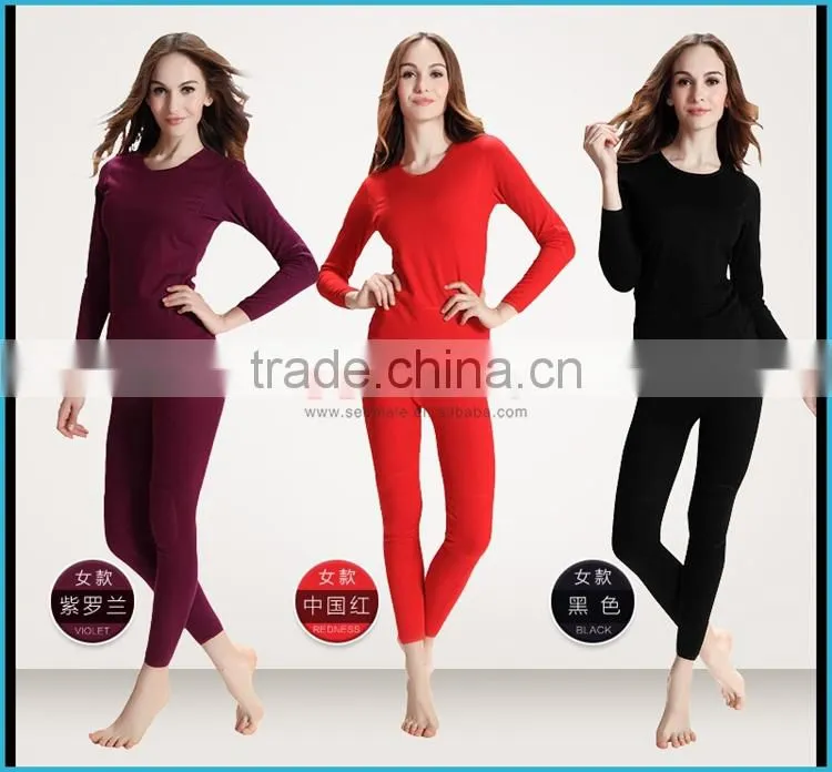Couples Heated Thermal Underwear Thick Double Layer Merino Wool Polartec Thermal Underwear Knee Support Thermo Underwear