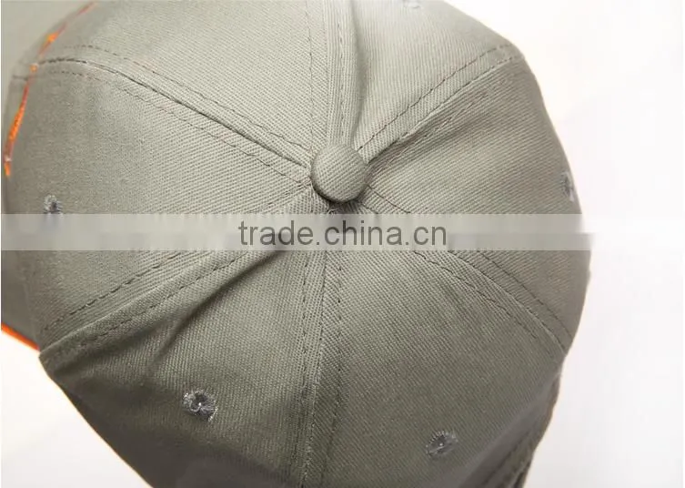 high quality polyester/cotton 6 panels caps made in ningbo, china
