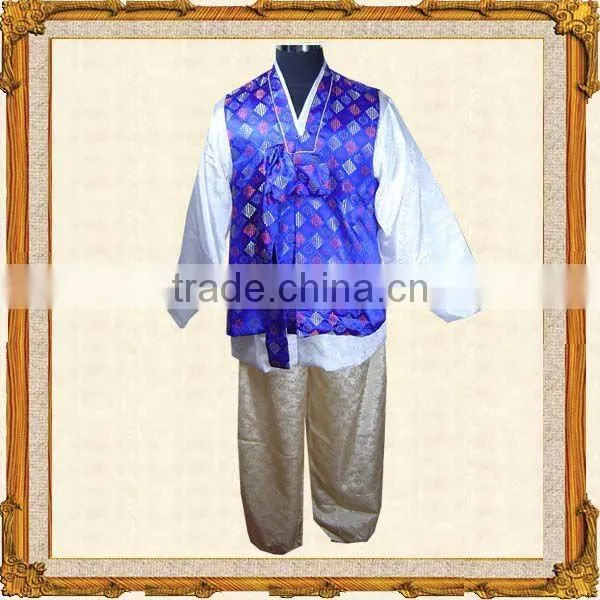 blue silk japanese style Kimono Long Sleeve 2012