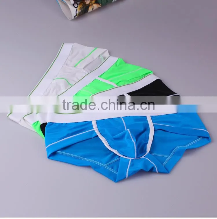 MGOO Stock Joe Boxer Underwear Contrast Color Underwear Mens Brief Transparent Soft MB004