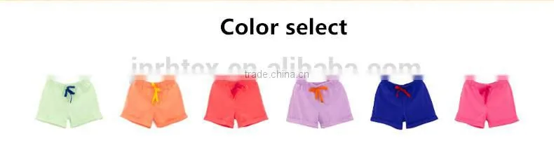 Soft ski-friendly 100% cotton plain kids shorts for promotion