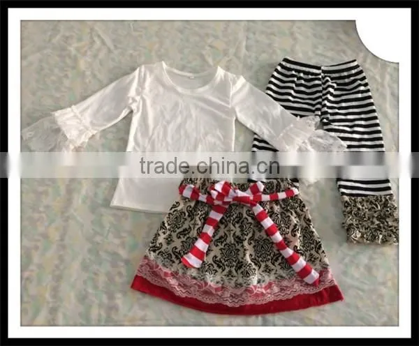 wholesale children's boutique clothing Valentines Day girls outfits BY-G240