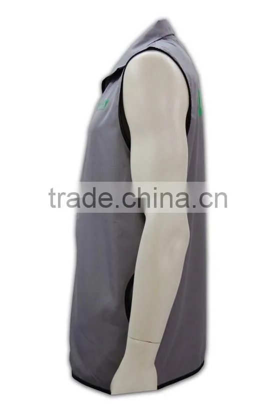 China manufactory high quality latest zip multi pocket workwear vest