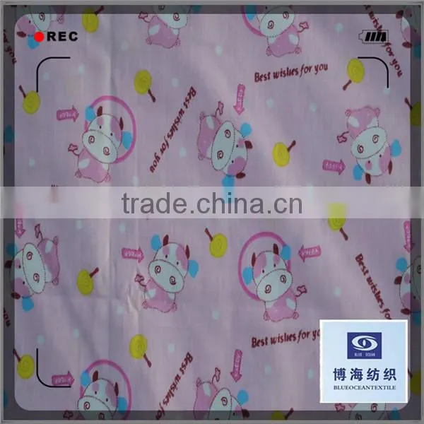dyed ground print cotton/polyester fabric cvc 60/40