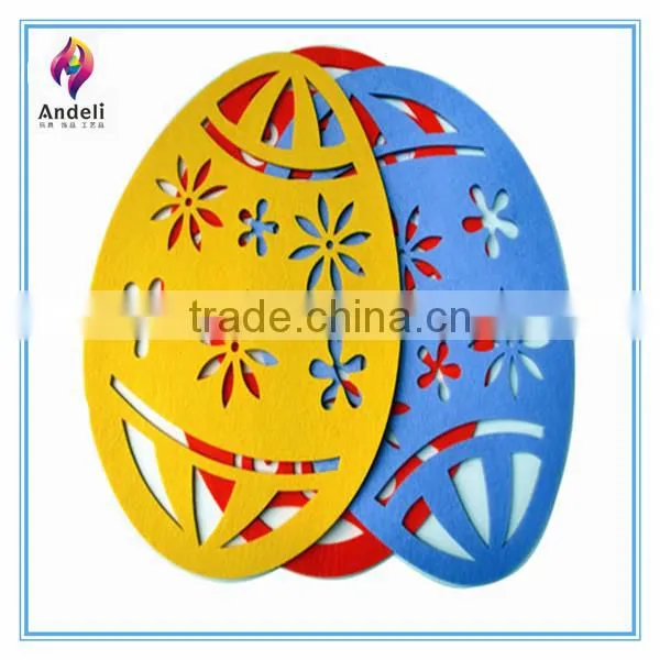 custom made non woven printed oval placemat