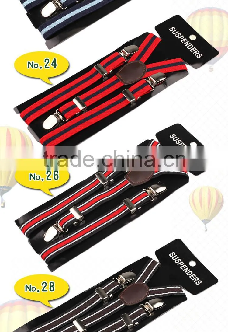 Striped Adjustable Boy/Girls Kid Toddler Suspenders Braces
