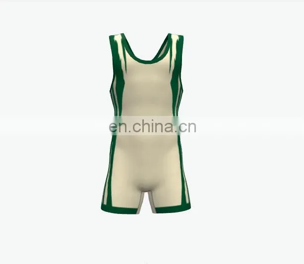 OEM Custom Logo Cheapest Price Summer Men Casual Design 100% Organic Cotton Wrestling Singlet