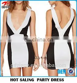 long sleeve fashion woman 3D printing dress