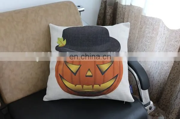 Promotional cheap home decorative cushion cover custom fashion 50x50 linen pillow cover
