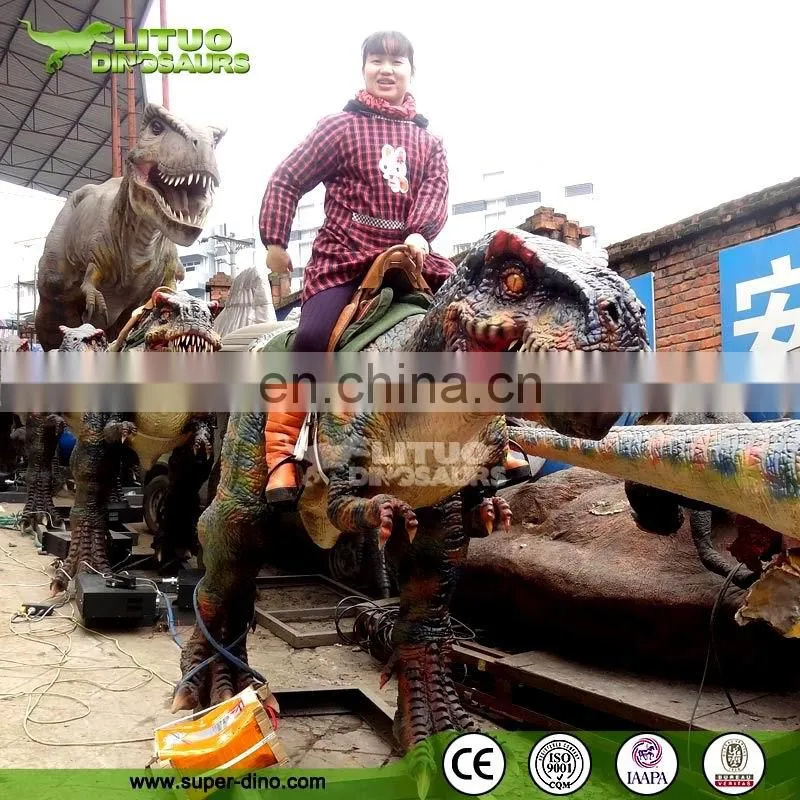 Park Rides Animatronic Kiddie Amusement Dinosaur