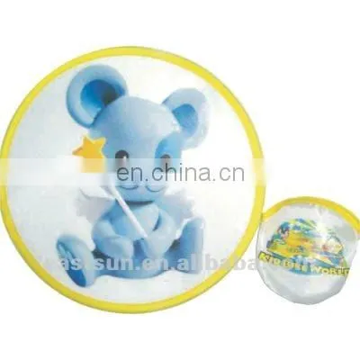 190T polyester folding frisbee outdoor sports frisbee