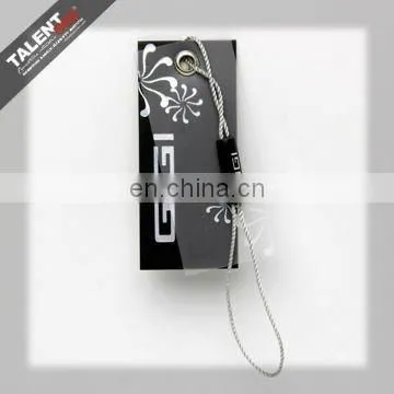 custom fashion private brand name swing tags for garment