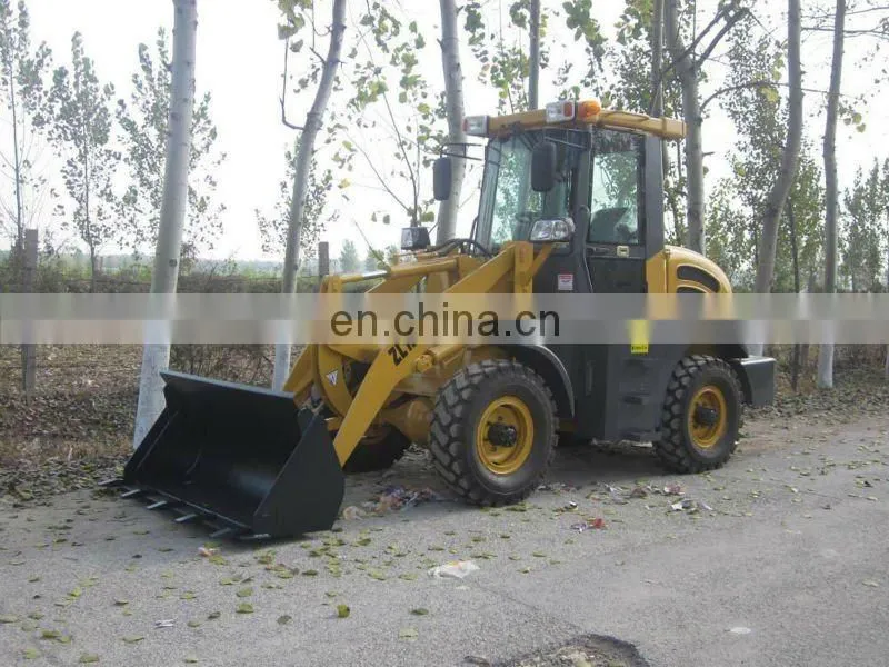 4wd 1.2ton Skidsteer Loader with Snow Blade