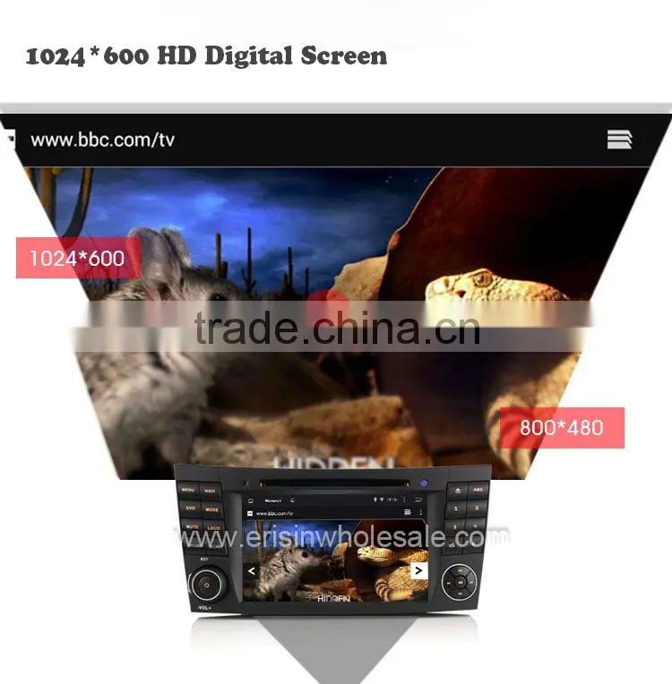 Erisin ES2501B 7" Touch Screen Car Radio with GPS Bluetooth 3G WiFi for Mercedes