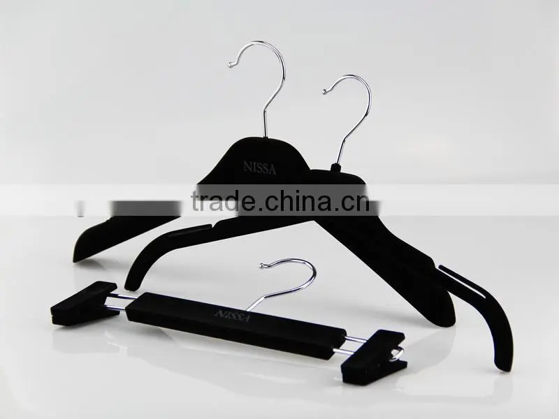 Full sets of velvet hanger velvet flocked hanger for coat shirts and pants