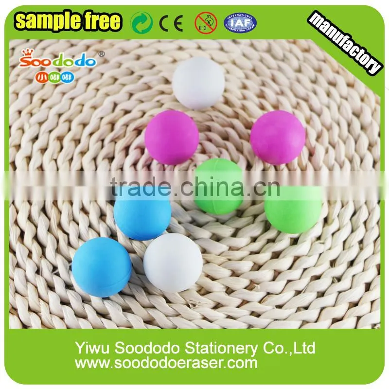Ball Novelty Eraser ,scented pencil eraser