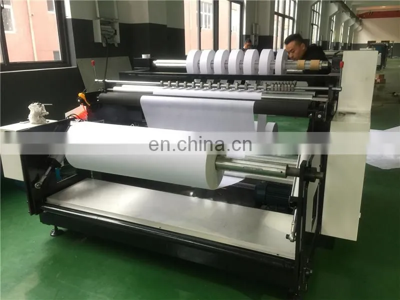 WDHC1600 Automatic Melt Blown Nonwoven Fabric dotted perforation cutting and rewinding machine