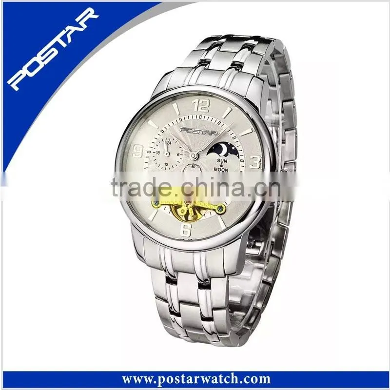 Whlolesale Fashion Stainless Steel Wrist Watch for Men Women 2016