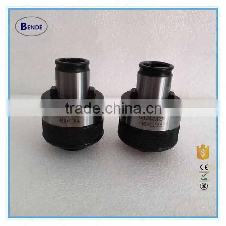 Torque protection air tapping machine collet