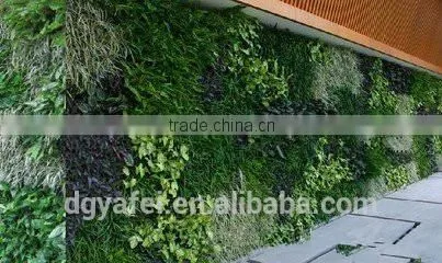 fake artificial wall plants artificial vertical grass/artificial wall hanging plant