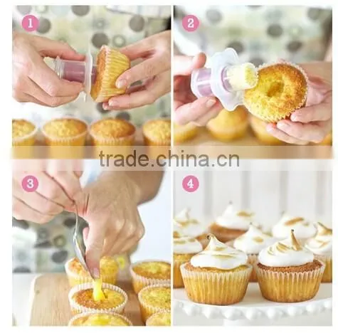 plastic cake cupcake corer /cupcake plunger cutter/cupcake tools
