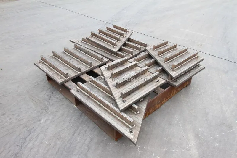 Wodon Wear Resistant Chromium Carbide Steel Plate Durable Concrete Mixer Plate ANSI Certified ASTM Cutting Bending Welding