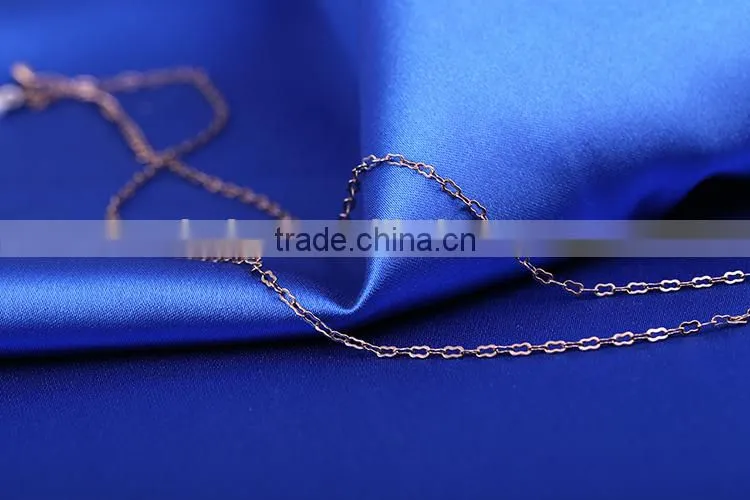 China supplier Latest hotselling chains necklace coffee gold necklace