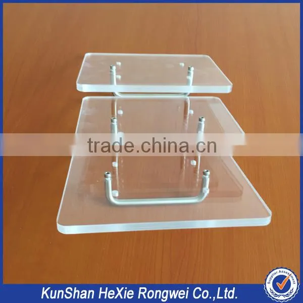 abs transparent plastic block machining
