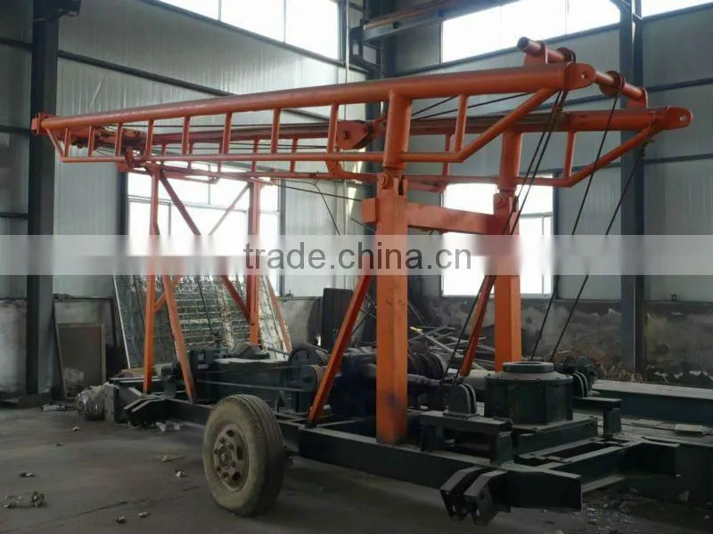 trailer type,high performance HF180 drill pipe handling equipment