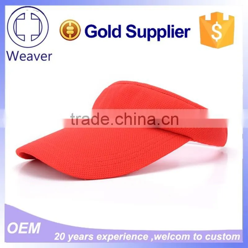 Custom High Quality Summer Sun Visor Hat for Women