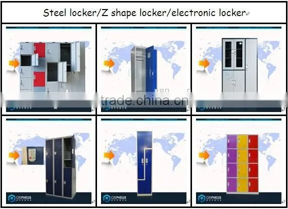 Factory Direct Price Half Height 4 Door Steel Material Office Use Locker