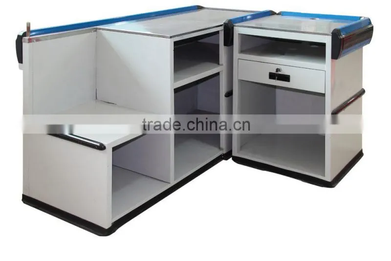 FOSHAN JIABAO JB-024 wooden retail supermarket cash counter